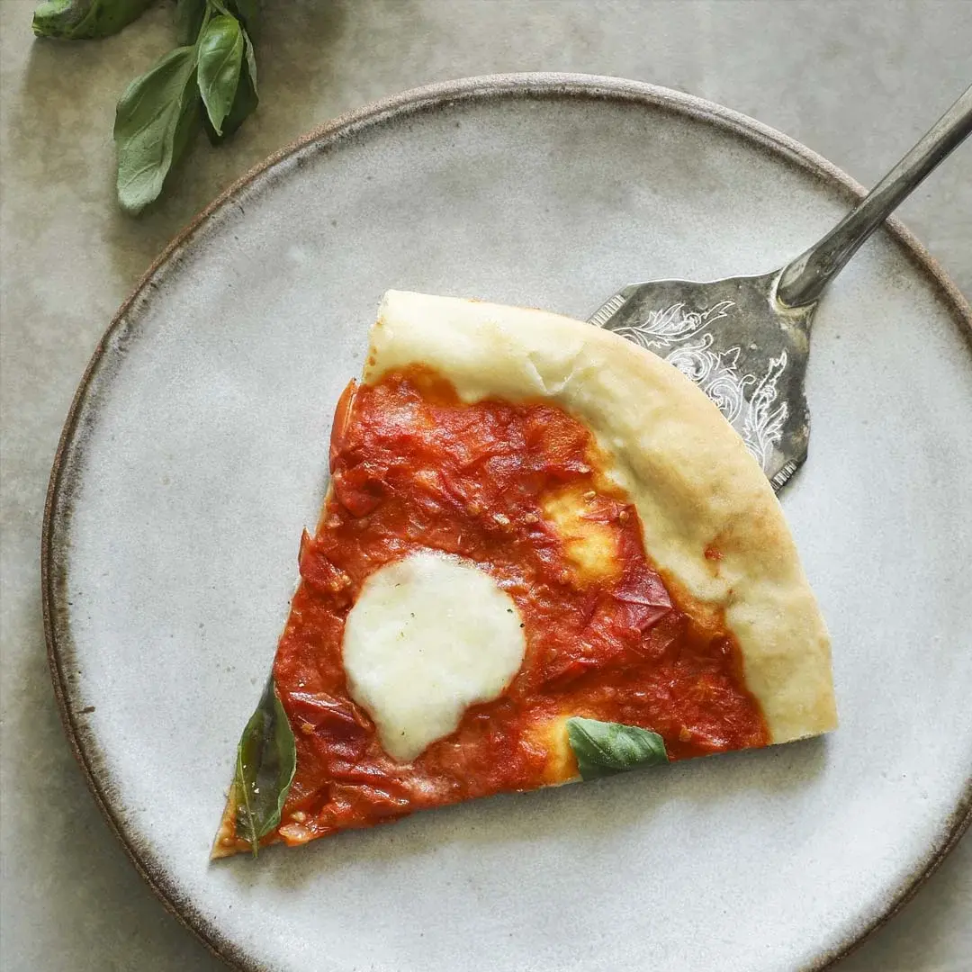 Delicious donair pizza at Sherwood Pizza in Sherwood Park, AB